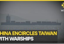 9 Warships and 71 Jets Encircle Taiwan, 9 April 2023