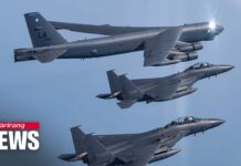 U.S. Deploys Nuclear-Capable B-52H in Joint Drill with S. Korean Air Force, 6 April 2023