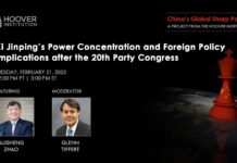 Xi Jinping’s Power Concentration and Foreign Policy Implications after the 20th Party Congress 23 February 2023