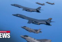 S. Korea, U.S. Conduct Joint Air Drill Involving B-52H U.S. Bomber, 5 April 2023