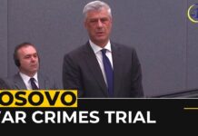 Ex-Kosovo President Hashim Thaci Pleads Not Guilty to War Crimes, 3 April 2023
