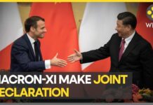 Chinese President Xi Jinping and France’s Emmanuel Macron Make Joint Declaration from Beijing, 6 April 2023