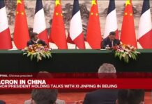 French, Chinese Presidents Give Presser Following Talks, 6 April 2023