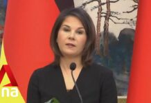 German Foreign Minister Warns China Against the Use of Force on Taiwan, 14 April 2023