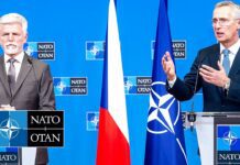 NATO Secretary General with the President of Czechia Petr Pavel, 19 April 2023