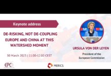 President Ursula von der Leyen on the Future of EU-China Relations, 30 March 2023