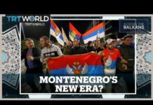 Supporters Wave Serbian and Russian Flags as Jakov Milatovic Wins Montenegro’s Presidential Run-Off, 4 April 2023