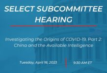 Investigating the Origins of COVID-19, Part 2: China and the Available Intelligence, 18 April 2023