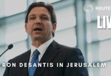 Ron DeSantis Speech and News Conference in Jerusalem, 27 April 2023