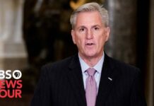 McCarthy Holds News Conference after Addressing Israeli Parliament, 1 May 2023