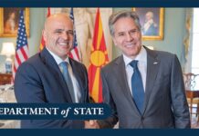 Secretary Blinken Meets with North Macedonia’s Prime Minister Dimitar Kovachevski, 8 May 2023