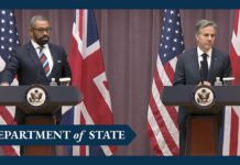 Secretary Blinken Holds a Joint Press Availability with UK Foreign Secretary James Cleverly, 9 May 2023