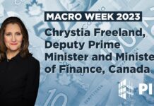 Chrystia Freeland, Deputy Prime Minister and Minister of Finance, Canada, 12 April 2023