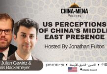 US Perceptions of China’s Middle East Presence, 29 March 2023