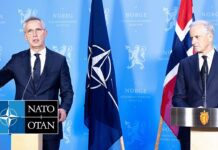 NATO Secretary General with the Prime Minister of Norway, Jonas Gahr Støre, 30 May 2023