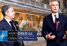 NATO Secretary General with the 🇺🇸 US Secretary of State Antony J. Blinken, 1 June 2023