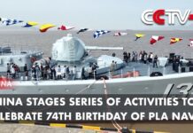 China Stages Series of Activities to Celebrate 74th Birthday of PLA Navy, 24 April 2023