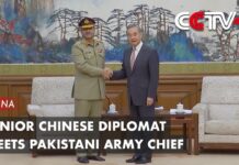 Senior Chinese Diplomat Meets Pakistani Army Chief, 28 April 2023