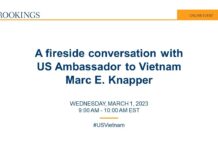 A Fireside Conversation with US Ambassador to Vietnam Marc E. Knapper, 1 March 2023