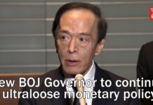 New Bank of Japan Governor to Continue Ultraloose Monetary Policy, 10 April 2023