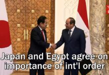 Japan and Egypt Agree on Importance of International Order, 2 May 2023