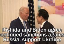 Kishida and Biden Agree to Continue Sanctions Against Russia, Support Ukraine