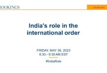 India’s Role in the International Order, 26 May 2023