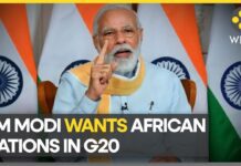 Indian PM Modi Proposes Full G20 Membership for African Union, 18 June 2023