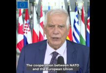 HR/VP Josep Borrell | NATO 15/06/2023 | Doorstep