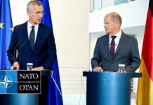 NATO Secretary General with the Chancellor of Germany Olaf Scholz, 19 June 2023