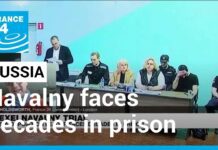 Russia’s Navalny Faces Decades in Prison in New Trial, 19 June 2023
