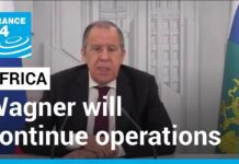 Lavrov Says Wagner Will Continue Operations in Mali, C.Africa After Mutiny, 27 June 2023