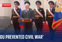 Russia Rebellion: ‘You Prevented Civil War’, Putin Tells Russian Troops, 27 June 2023
