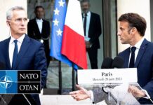 NATO Secretary General with the President of France Emmanuel Macron, 28 June 2023
