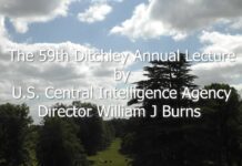 William Burns: A World Transformed and the Role of Intelligence, 1 July 2023