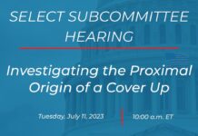 Coronavirus Pandemic: Investigating the Proximal Origin of a Cover Up, 11 July 2023