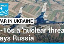 Russia Says F-16 jets in Ukraine Will Be Seen as ‘Nuclear’ Threat, 13 July 2023