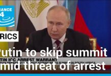 Putin to Skip BRICS Summit in South Africa Amid Threat of Arrest, 19 July 2023