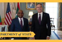 Secretary Blinken Meets with Maldivian Foreign Minister Abdulla Shahid, 16 June 2023