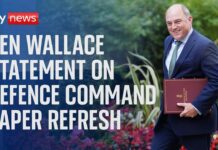 Defence Secretary Ben Wallace Delivers Statement on Defence Plans in House of Commons, 18 July 2023