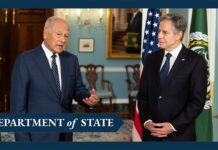Secretary Blinken Meets with Arab League Secretary-General Ahmed Aboul Gheit, 19 July 2023