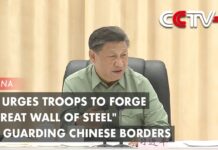 Xi Urges Troops to Forge «Great Wall of Steel» In Guarding Chinese Borders, 9 June 2023