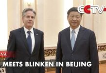 Xi Meets Blinken in Beijing, 19 June 2023