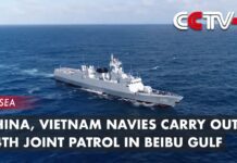 China, Vietnam Navies Carry out 34th Joint Patrol in Beibu Gulf, 28 June 2023