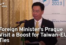 Wu’s Prague Visit ‘Helps Drive Momentum in Taiwan-EU Ties’, 15 June 2023