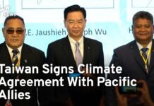Taiwan Signs Climate Agreement with Pacific Allies, 19 July 2023