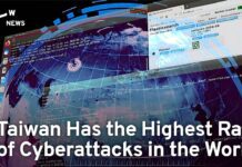 Taiwan Has the Highest Rate of Cyberattacks in the World, 28 July 2023