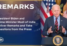 President Biden and Prime Minister Modi of India Deliver Remarks and Take Questions from the Press, 22 June 2023