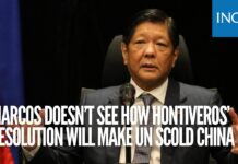 Marcos Doesn’t See How Hontiveros’ Resolution Will Make UN Scold China, 27 July 2023