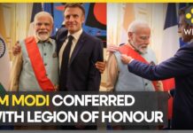 PM Modi Conferred with France’s Highest Honour by President Macron, 14 July 2023